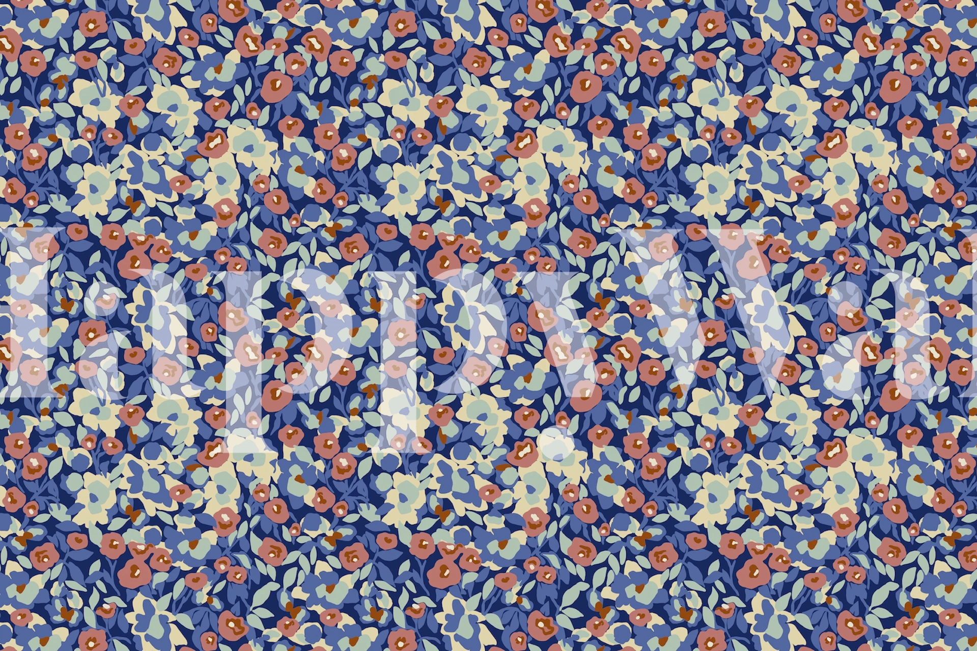 Tapeta Dark modern simple garden v pokoji