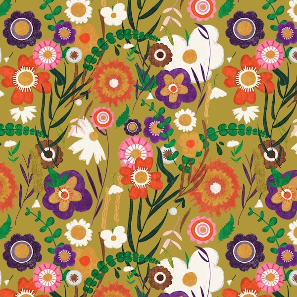 Folk spring floral musk