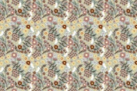 Flowery green meadow G23 papel de parede