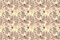 Flowery pink meadow P23 papel de parede