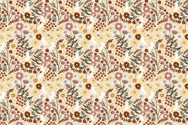 Flowery pink meadow P23