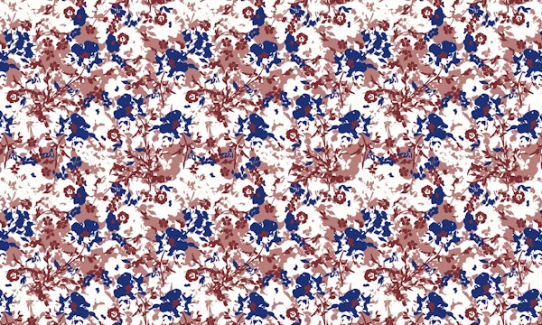 The garden Pink - Blue