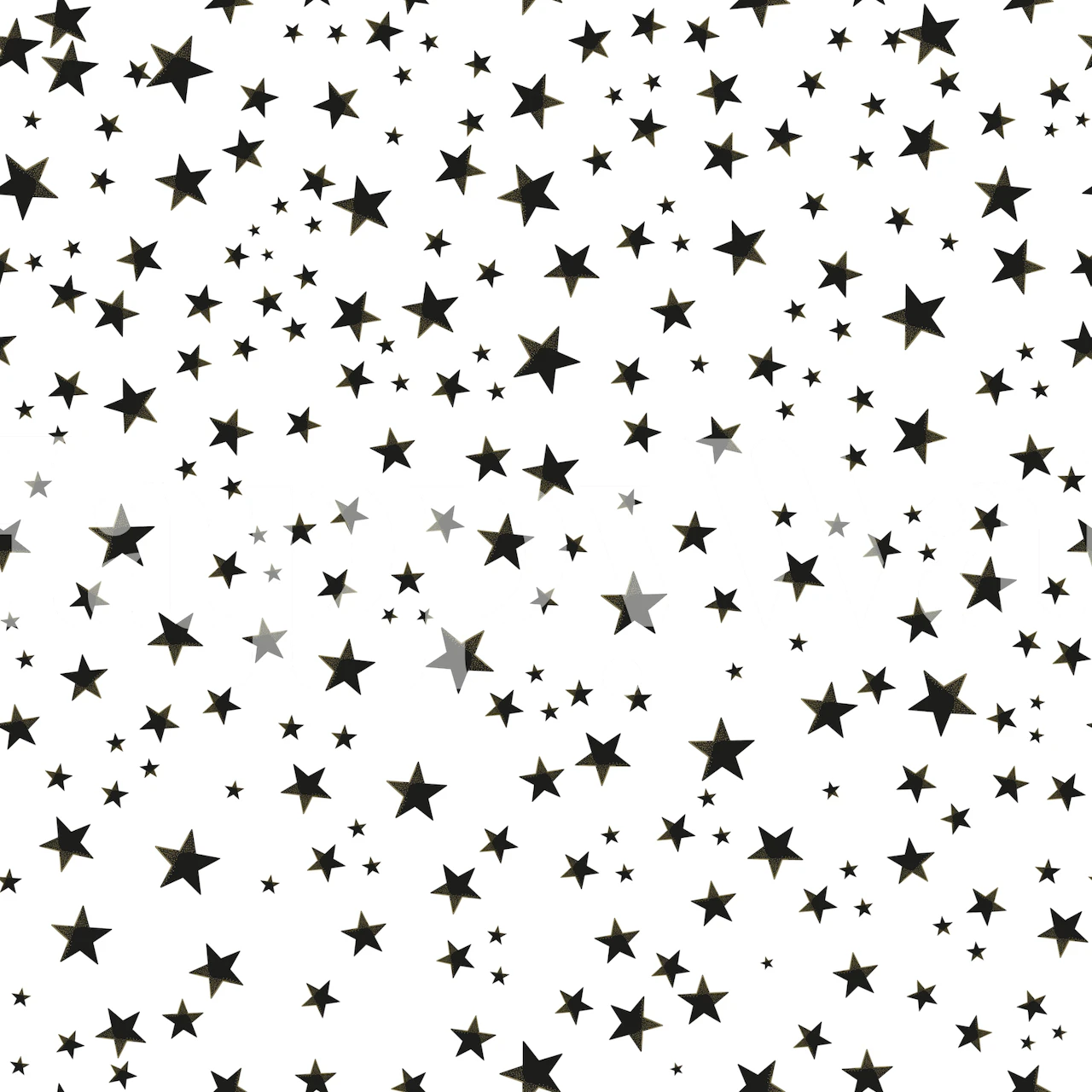 Black and white star pattern wallpaper