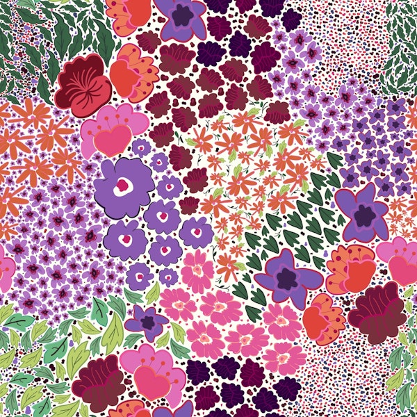 Vibrant ditsy flower