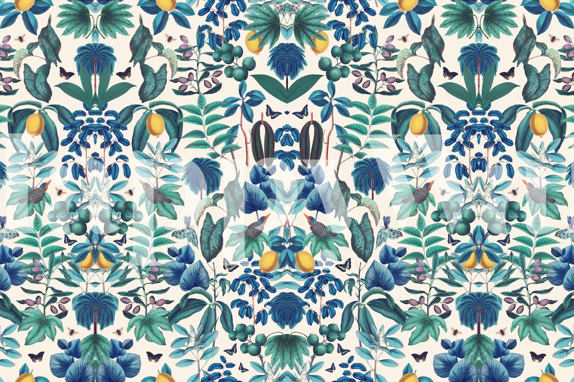 La La dream wallpaper design in a room