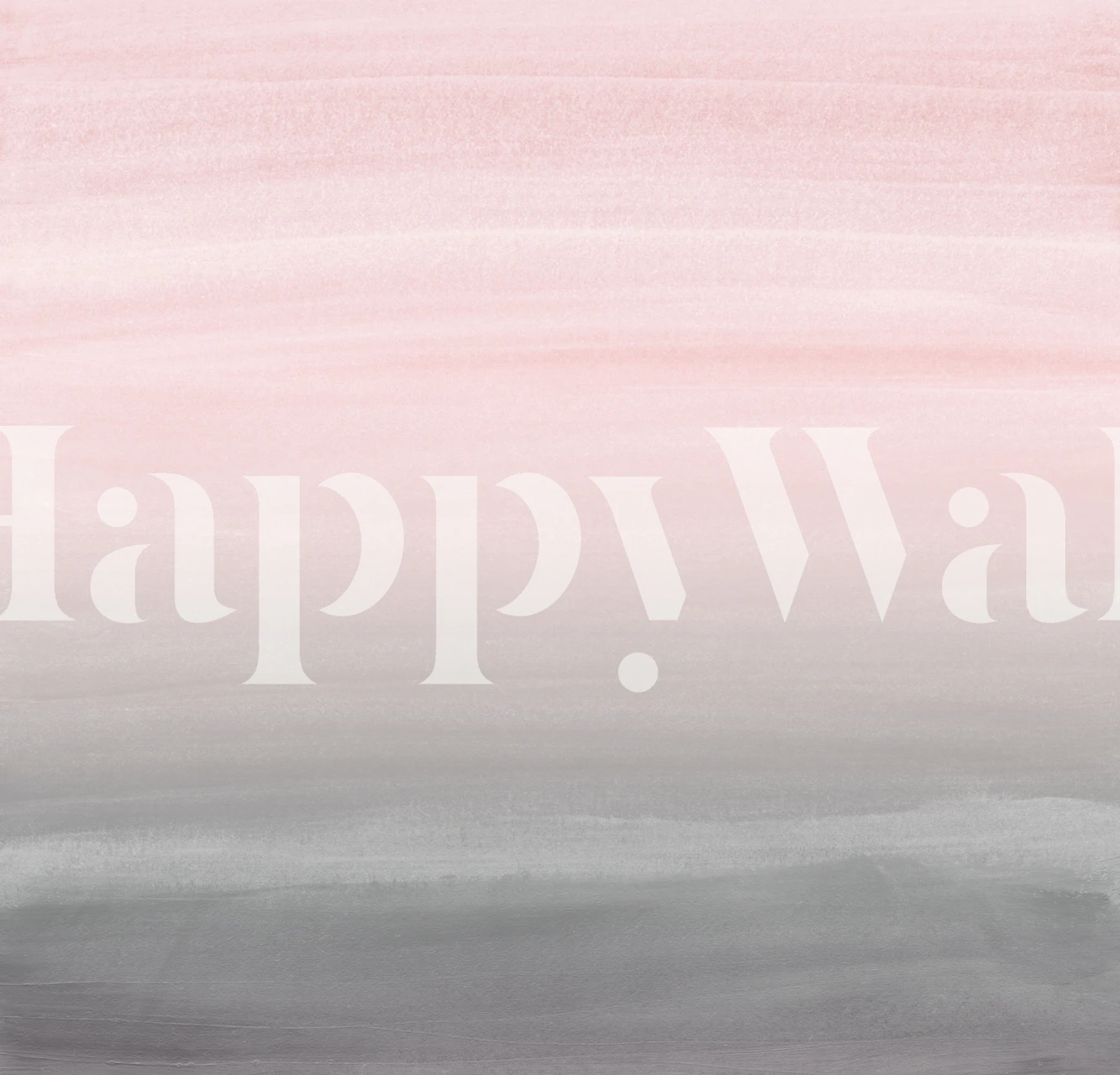 Blush and gray ombre watercolor wallpaper