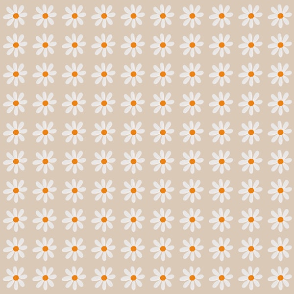 Boho Daisy Pattern