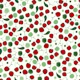 Cherries with shining dots