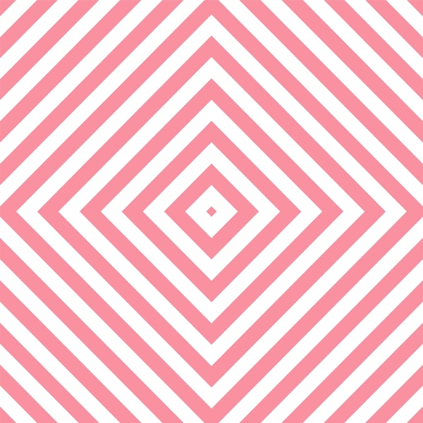 Geometric Rose Pink White