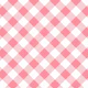 Gingham pink white baby girl