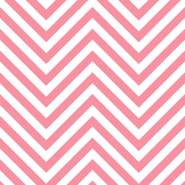 Pink White Chevron Art