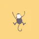 Saffron Wall Art Monkey