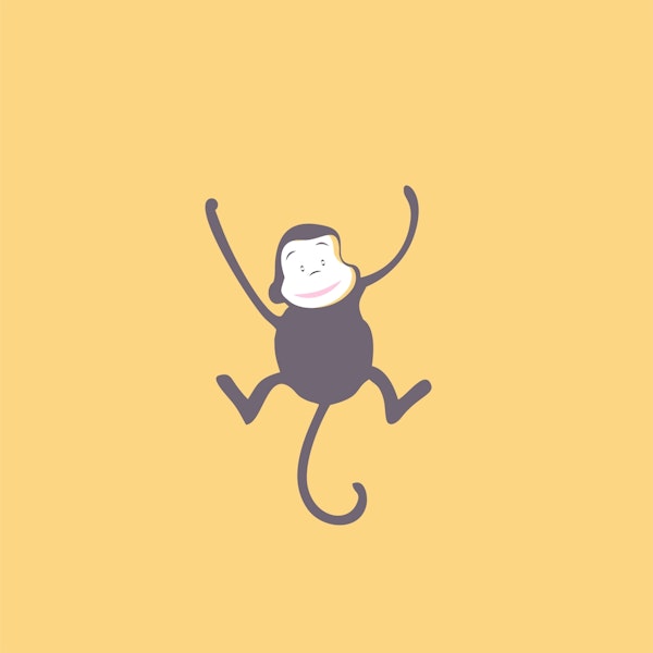 Saffron Wall Art Monkey