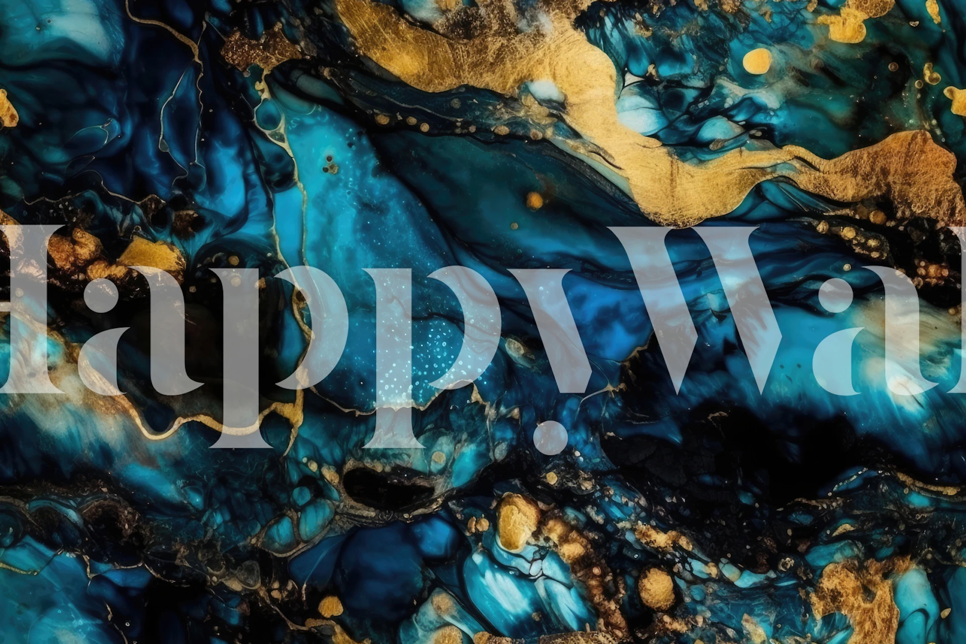 Tapeta Moody Dark Blue Sky u sobi