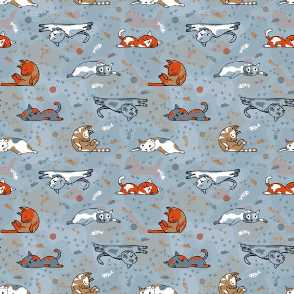 Lazy cats on vacation