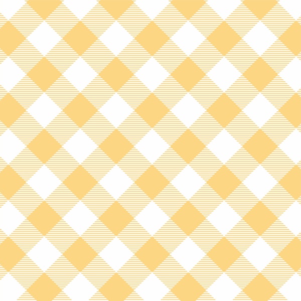 Saffron yellow checked pattern