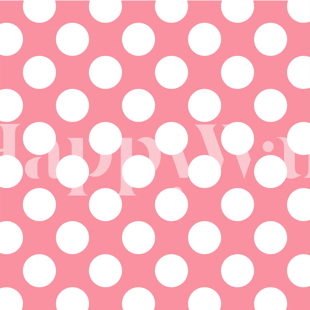 Roze Witte Polka Dots Art muurschildering ideaal voor een levendige en stijlvolle inrichting