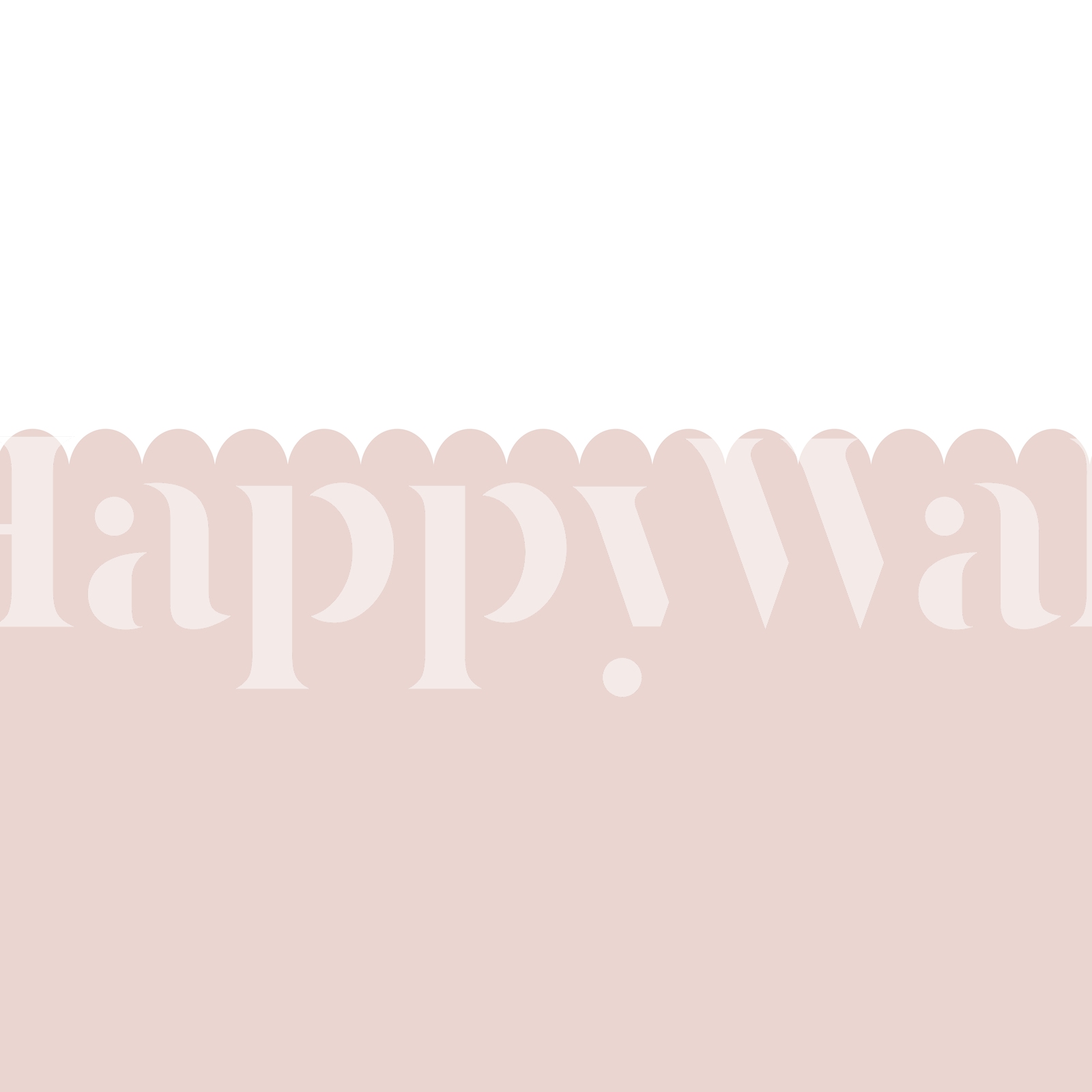 Blush Pink Scallop Wallpaper Happywall