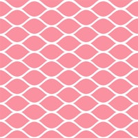 Pink Rose Ogee Geometric Art carta da parati