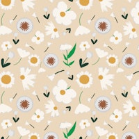Marigold and Dandelion Pearl papel pintado