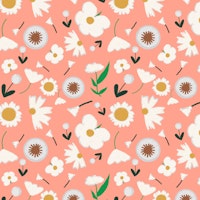 Marigold and Dandelion Pink papel pintado