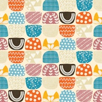 Mosses Blue Beige tapete