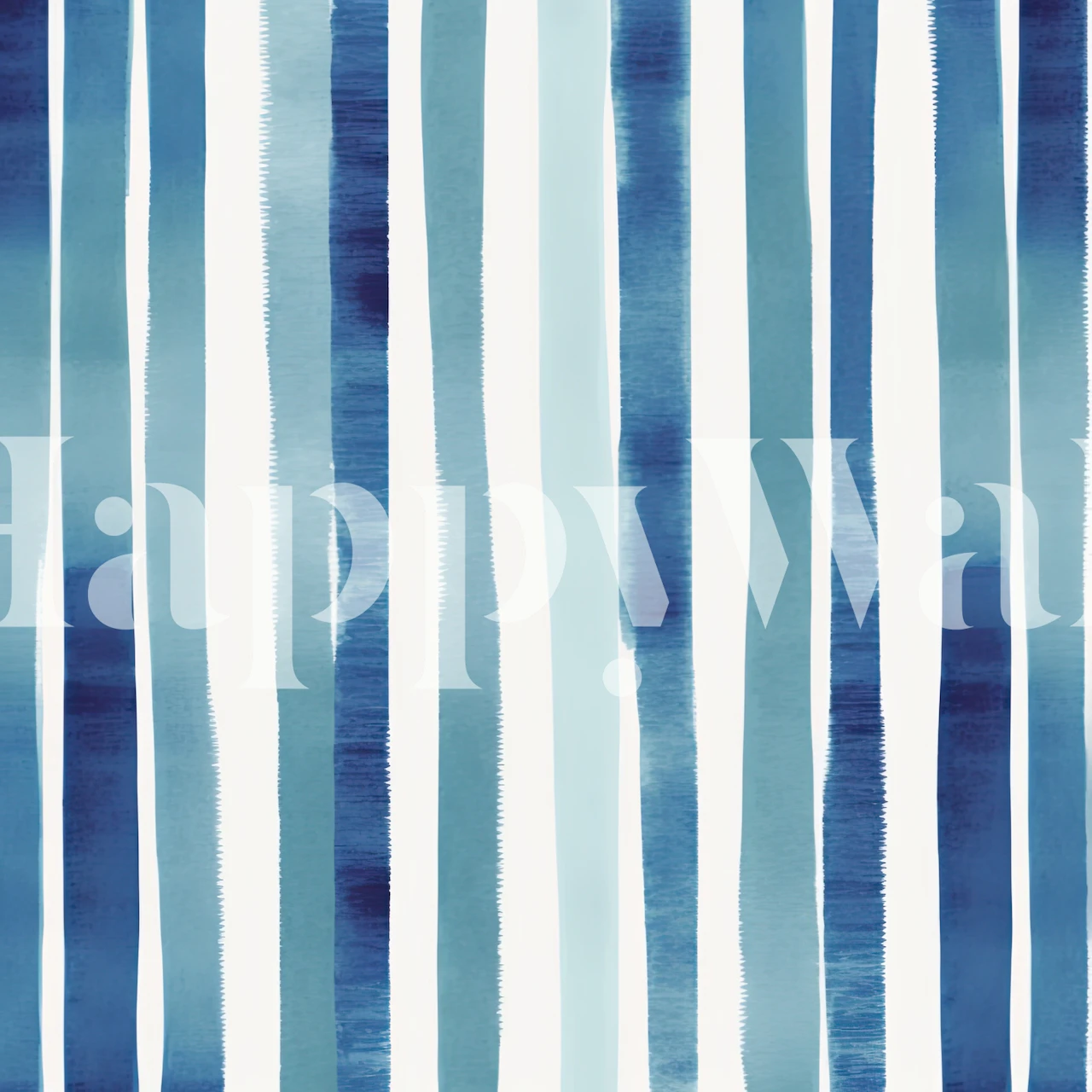 Vertical blue stripes on a white background wallpaper