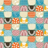 Mosses Blue papel de parede