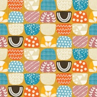 Mosses Yellow papel de parede