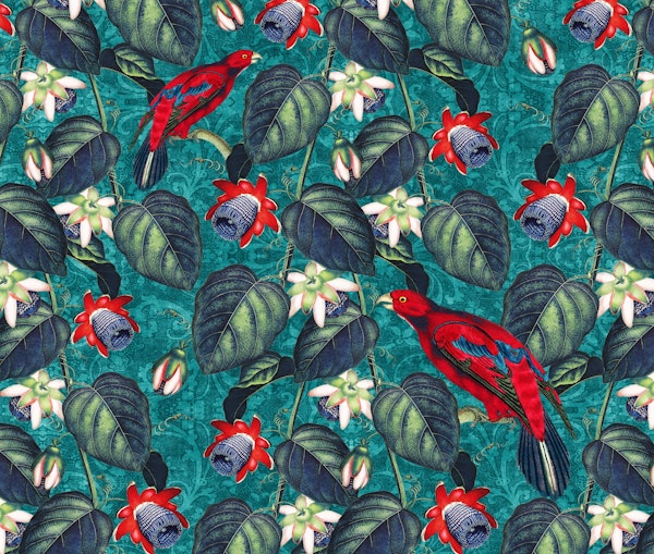 Paradise XL Teal Red Green