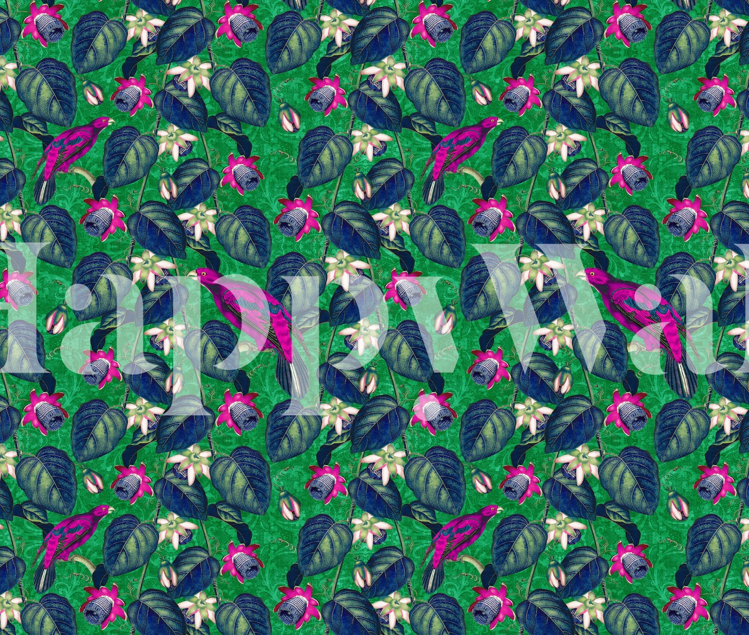 Paradise wallpaper i levende farver
