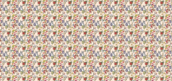 Cats garden colorful