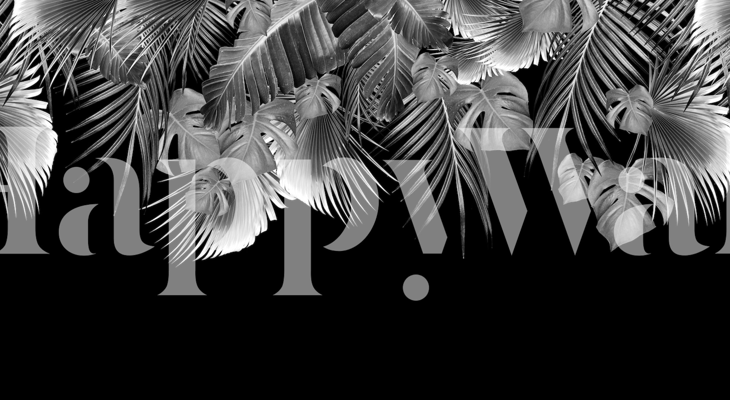 Jungle Dream wallpaper in a stylish room