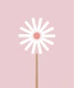 Happy Daisy soft pink panel