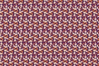 Blooms orange teal purple S papiers peint