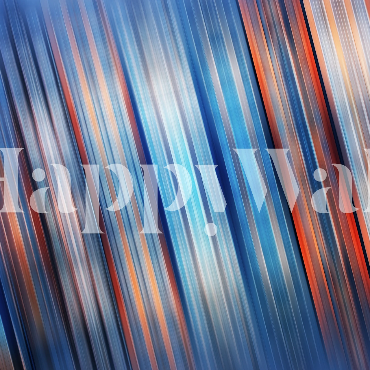 Abstract striped wallpaper in red and blue hues with a modern design