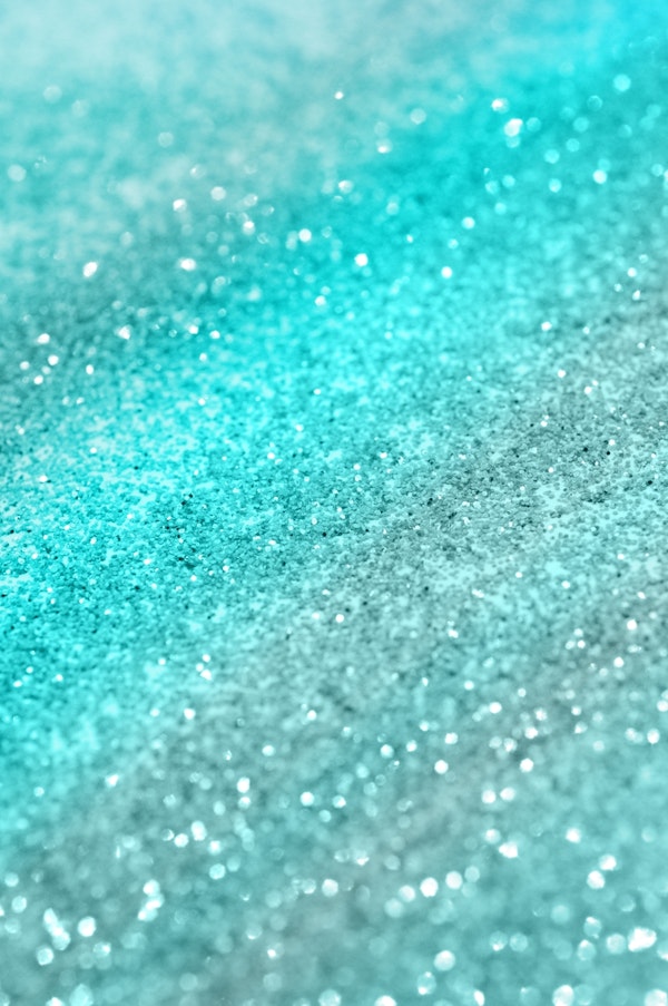 Aqua Teal Ocean Glitter 1a