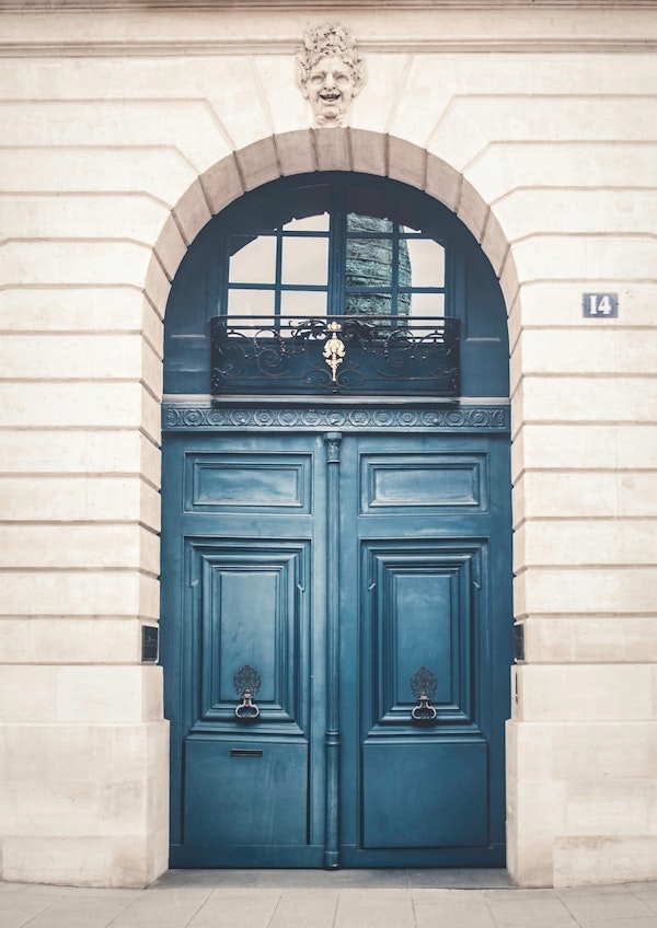 Paris Blue Door