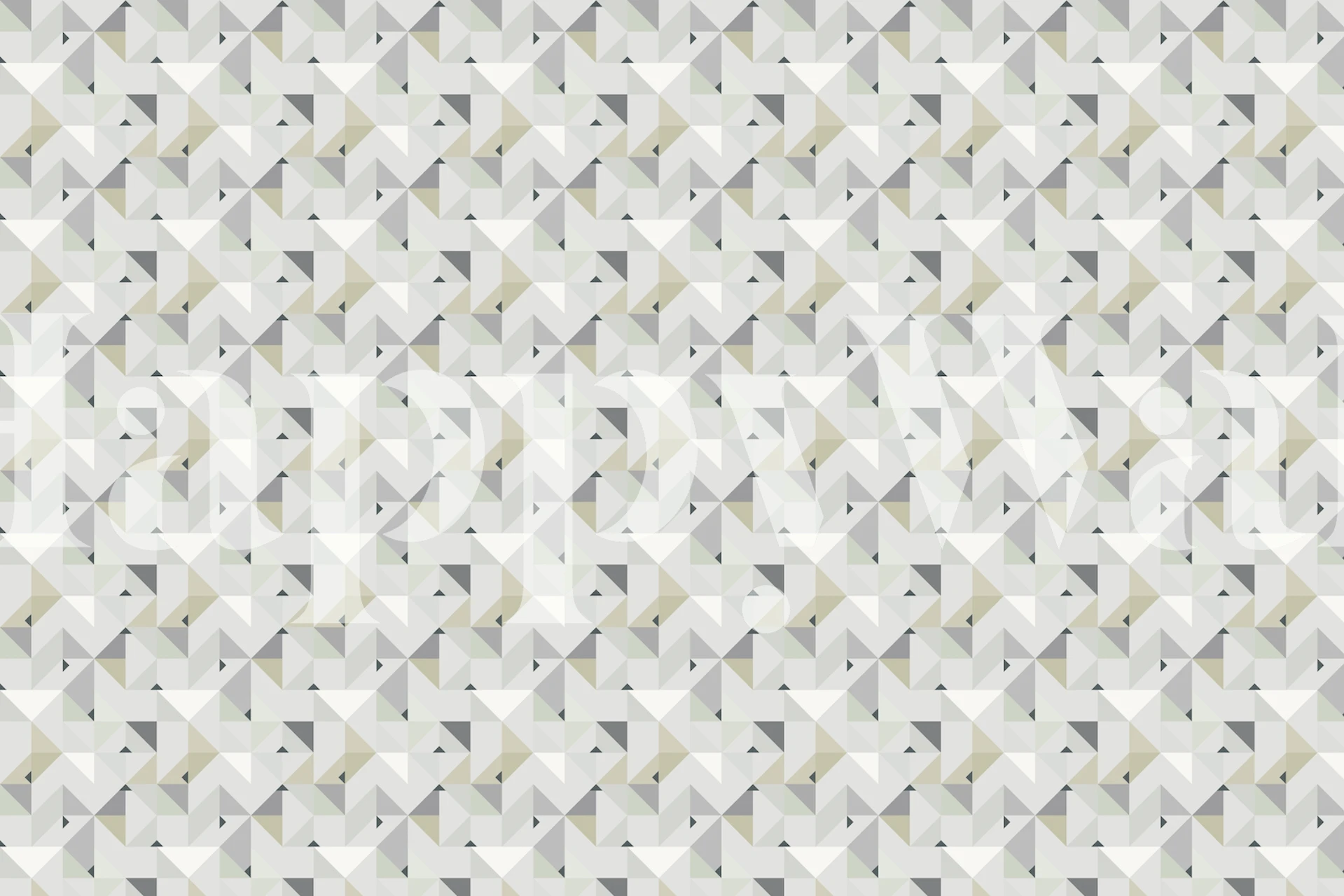 Geometric pattern wallpaper in neutral colors gray and taupe