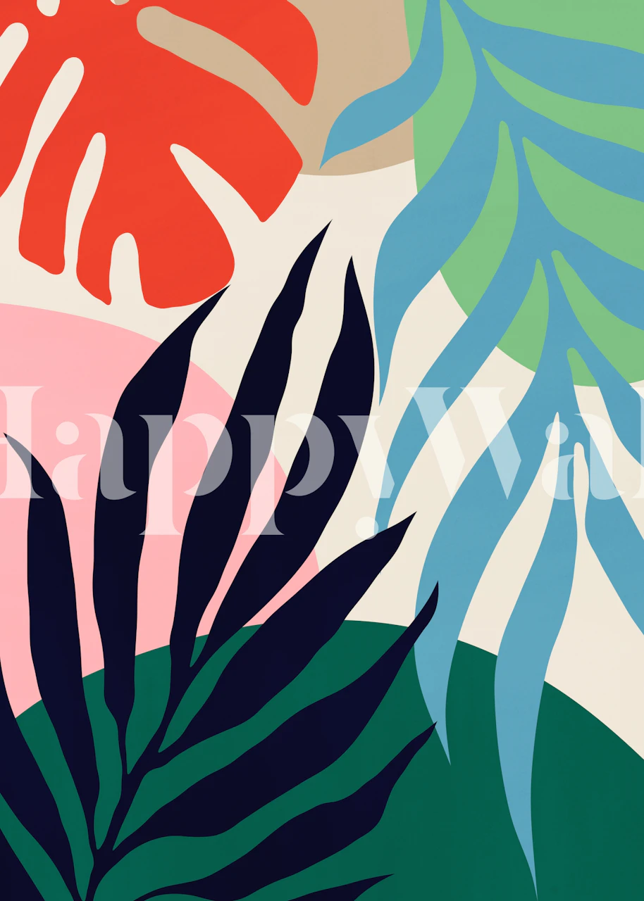 Organic nature 26 návrh tapety v pokoji