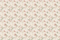 Subtle Geometric Pink Green behang
