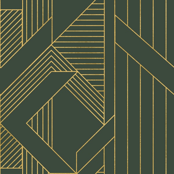 Sage Green Geometric