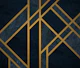 Cold Blue Art Deco Luxe