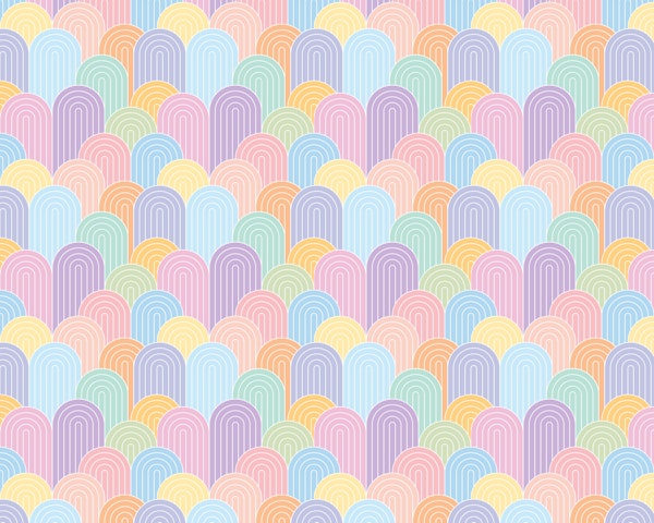 Bright Pastel Rainbows