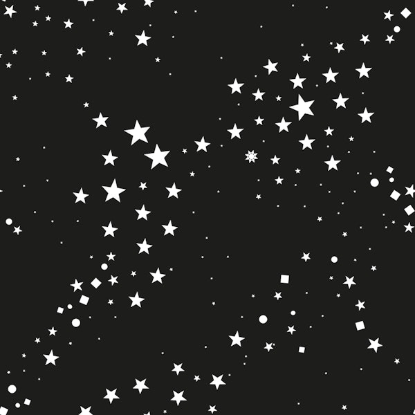 Hand drawn doodle stars