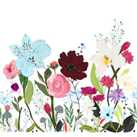 Spring meadow wallpaper