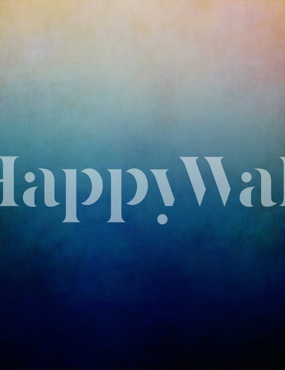 Blue gradient wallpaper featuring smooth color transitions from light to dark