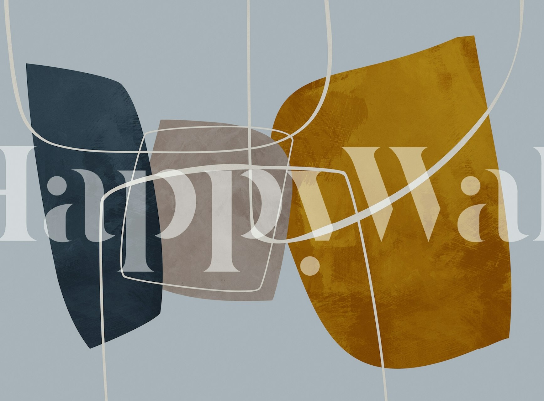 Abstract Vision 5 In tapeta v místnosti