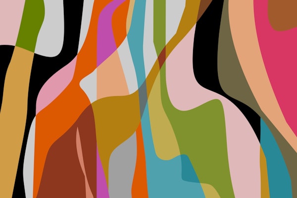 landscape with colorful waves2