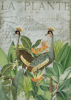 Cranes Nostalgic Journey wallpaper